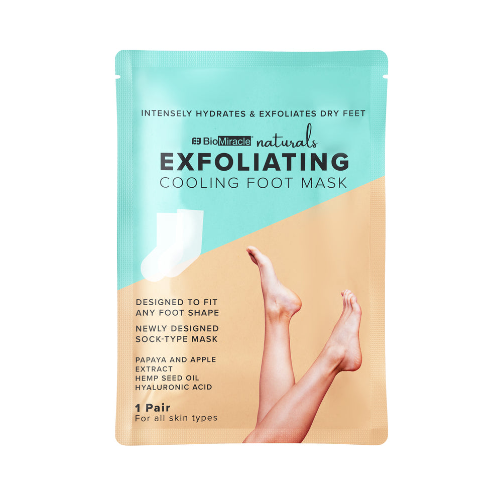 BIO MIRACLE Exfoliating Cooling Foot Mask