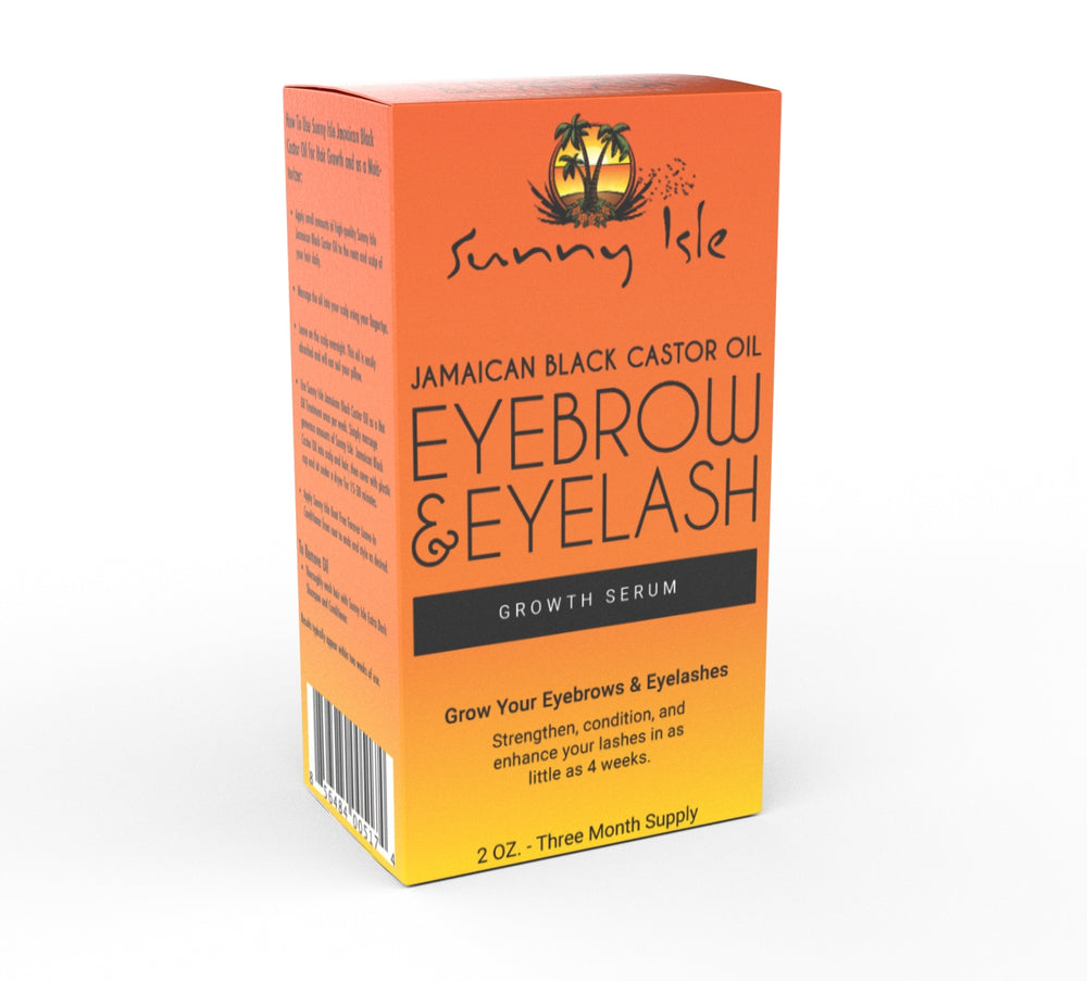 SUNNY ISLE Jamaican Black Castor Oil Eyelash & Eyebrow Growth Serum
