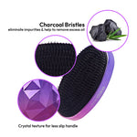 RED BY KISS Crystal Charcoal Detangle Brush