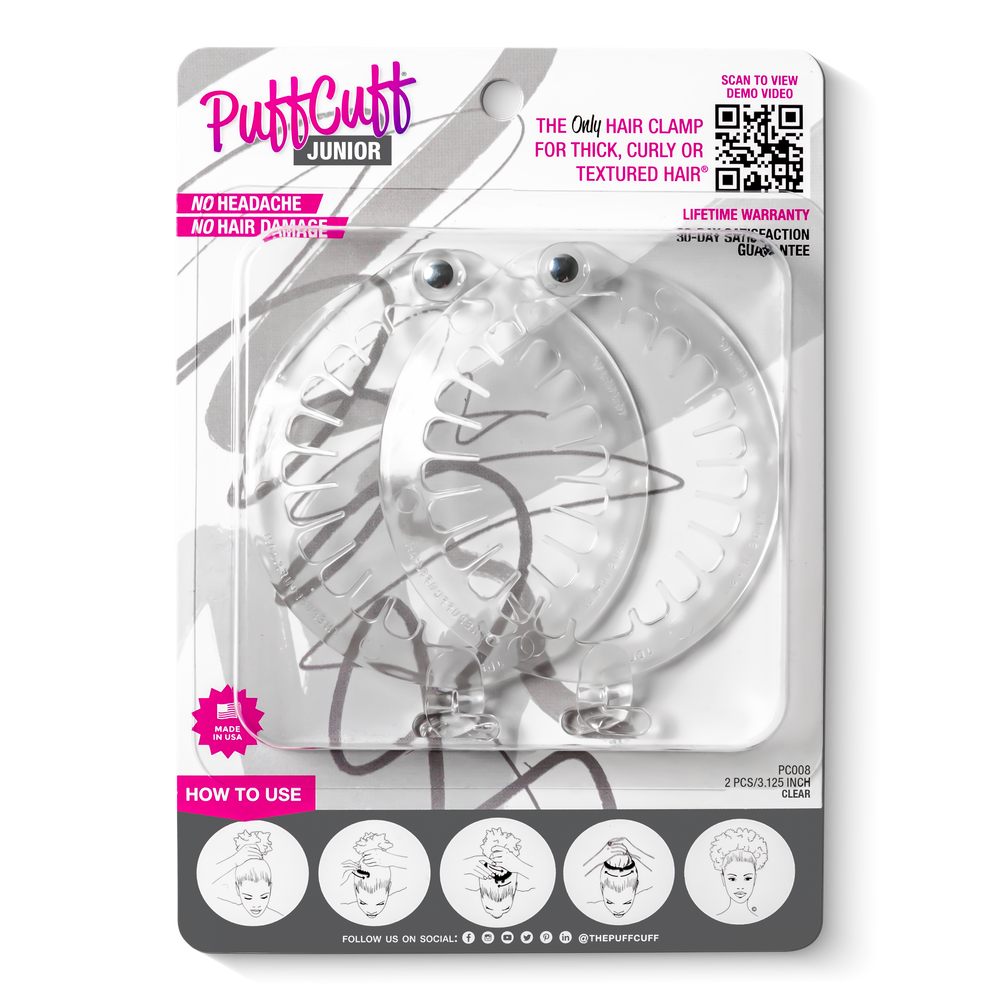 PUFF CUFF Junior Retail Pack 3-inches (Clear)